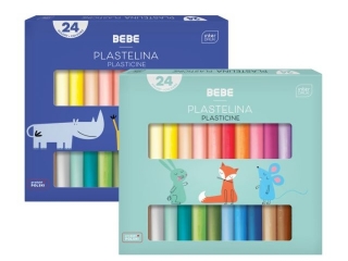 Plastelina 24kol. BEBE Kids