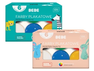 N-Farby plakatowe 6kol. BEBE Kids