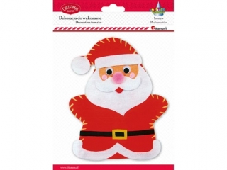 Zestaw do z�o�enia filcowy Miko�aj 195x240mm 1szt. 18 element�w