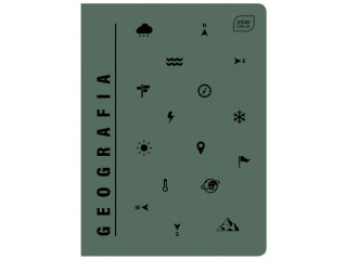 Zeszyt A5 60# M 70g UV Geografia [opakowanie=10szt]