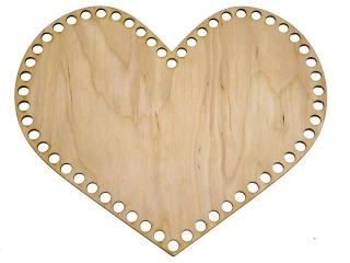 BAZA KOSZ 30CMX25CM SERCE