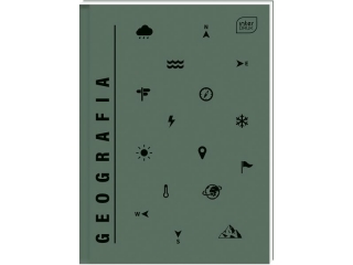 Brulion A5 80# M 70G Geografia [opakowanie=5szt]