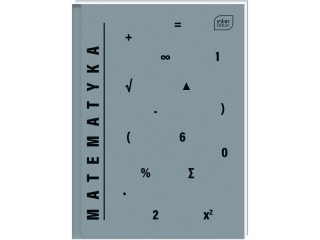 Brulion A5 80# M 70G Matematyka [opakowanie=5szt]