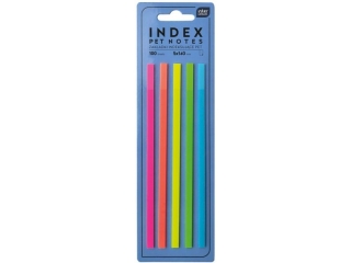 Zakadki indeks. paski 140mm PET NEON [opakowanie=12szt]