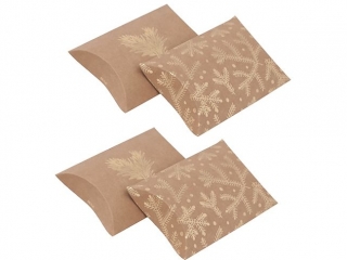 PUDEKA SKADANE PILLOW BOX, 10X11 CM, GAZKA SOSNY, 4 SZT [opakowanie=6szt]