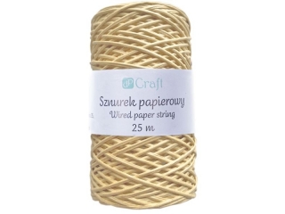 SZNUREK PAPIEROWY Z DRUCIKIEM, KRAFT, 25 M [opakowanie=3szt]