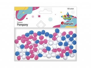 POMPONY POLIEST.A`120 MIX BABY