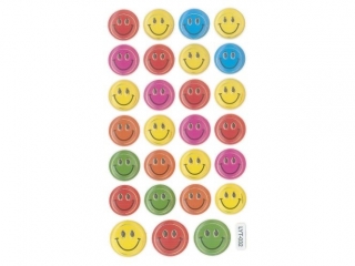 Naklejki wypuke mikkie emotki 2 rozmiary O16/20mm 27szt.