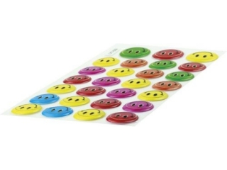 Naklejki wypuke mikkie emotki 2 rozmiary O16/20mm 27szt.