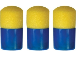 Gbki do tuszowania tamponiki 3szt. O3, 8cm plastikowe uchwyty