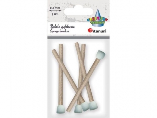 PĘDZELKI GĄBKOWE 1CM X 5SZT