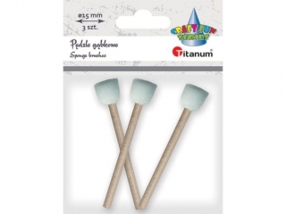 PĘDZELKI GĄBKOWE 1, 5CM X 3SZT