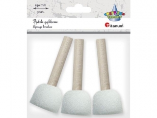 PĘDZELKI GĄBKOWE 3CM X 3SZT