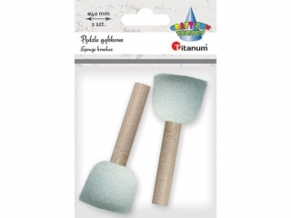 PĘDZELKI GĄBKOWE 4CM X 2SZT