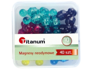 MAGNESY NEODYMOWE 40SZT-PIN