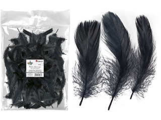 PIÓRKA 16G CZARNE 5-12CM
