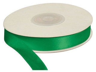 Wstążka satynowa 12mm/25m zieleń bożonarodzeniowa