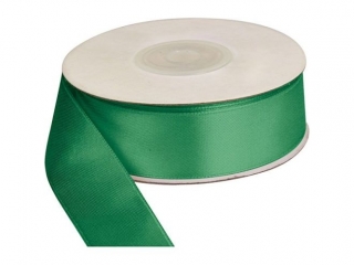 Wstążka satynowa 25mm/25m zieleń bożonarodzeniowa