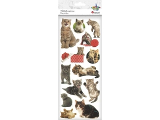 Naklejki papierowe koty