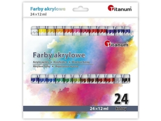 FARBY AKRYLOWE 24K/12ML TUBA
