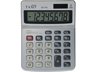 Kalkulator TG-770 srebrny TAXO