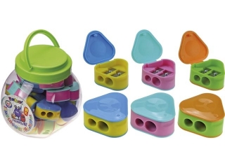 Temperwka trjktna plastikowa podwjna z otworami o rednicy: 7 mm i 10 mm. Obudowa z klapk FUNxJOY [opakowanie=30szt]