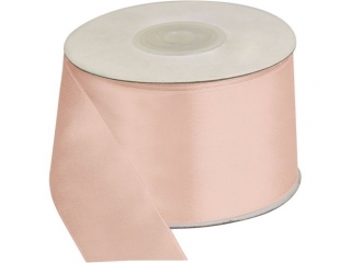 Wstążka satynowa 50mm/25m jasnobrzoskwiniowa