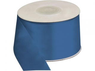 Wstążka satynowa 50mm/25m niebieska