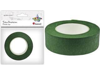 TAŚMA FLORYST.25MM/27M ZIELONA