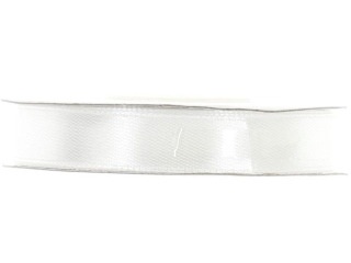 Wstążka satynowa 12mm/25m jasnokremowa