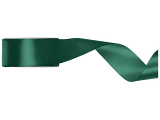 Wstążka satynowa 38mm/25m zieleń butelkowa