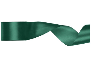 Wstążka satynowa 50mm/25m zieleń butelkowa