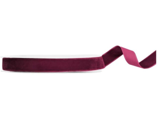 Wstążka welurowa 15mm/10m purpurowa