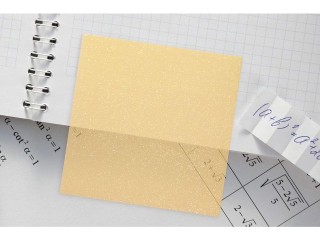 NOTES SAMOPRZYLEPNY Z FOLII CPP 75x75/50 SZT POMARACZOWE TITANUM