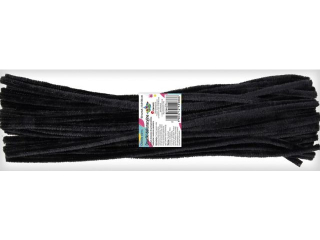 Druciki dekoracyjne 0, 6x30cm czarne 50szt.