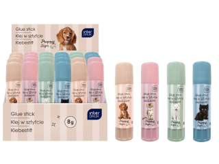 Klej w sztyfcie 8g Puppy Sign 24szt [opakowanie=24szt]