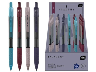 Dugopis aut nieb z grip GEL Academy [opakowanie=24szt]