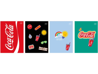 Zeszyt do swek A6 32 Mat+UV Coca Cola [opakowanie=10szt]