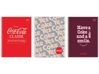 Koozeszyt A4 100# M Hybrid Coca Cola [opakowanie=5szt]