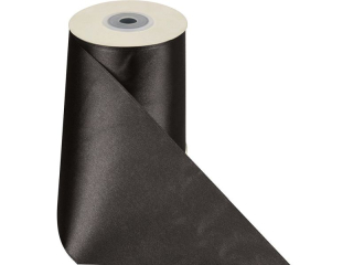 Wst��ka satynowa 100mm/25m czarna