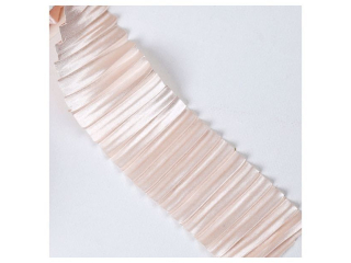 Wst��ka satynowa karbowana 40mm/3m r�owa TITWLK26