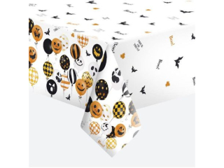 Obrus papierowy POL-MAK 120x180cm - Scary Halloween Balloons [opakowanie=12szt]