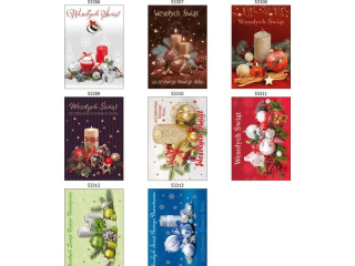 Laurka z brokatem i op�atkiem B6BO 117x167 z kopert�  POL-MAK GWIAZDKA B6BO_GWSW_249  [opakowanie=25szt]