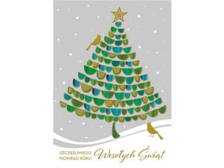 Laurka firmowa B6F 117x167 z kopert�  POL-MAK GWIAZDKA B6F_GWSW_50760  [opakowanie=10szt]