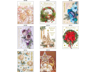 Laurka z�ocona B6Z 117x167 z kopert�  POL-MAK GWIAZDKA B6Z_GWSW_237  [opakowanie=25szt]