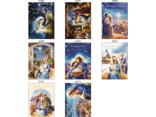 Laurka z�ocona z op�atkiem B6ZO 117x167 z kopert�  POL-MAK GWIAZDKA B6ZO_GWRL_277  [opakowanie=25szt]