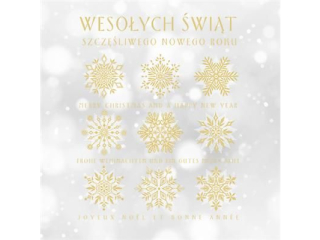 Laurka kwadrat firmowa LKF 150x150 mm z kopert�  POL-MAK GWIAZDKA LKF_GWSW_53642  [opakowanie=25szt]