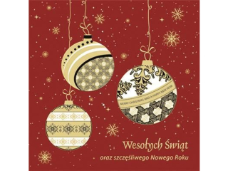 Laurka kwadrat firmowa LKF 150x150 mm z kopert�  POL-MAK GWIAZDKA LKF_GWSW_53645  [opakowanie=25szt]