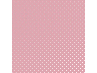 Serwetki POL-MAK Daisy Lunch 33cm 20szt. White Dots on Pink SDOG036803 [opakowanie=24szt]