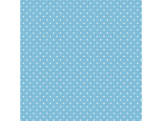 Serwetki POL-MAK Daisy Lunch 33cm 20szt. White Dots on Blue SDOG036804 [opakowanie=24szt]